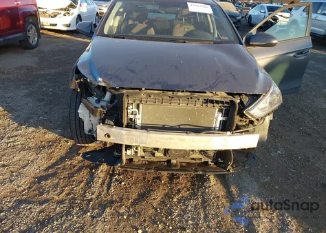 2019 Hyundai Ioniq Hybrid Blue from USA, damaged, VIN KMHC65LC3KU113964